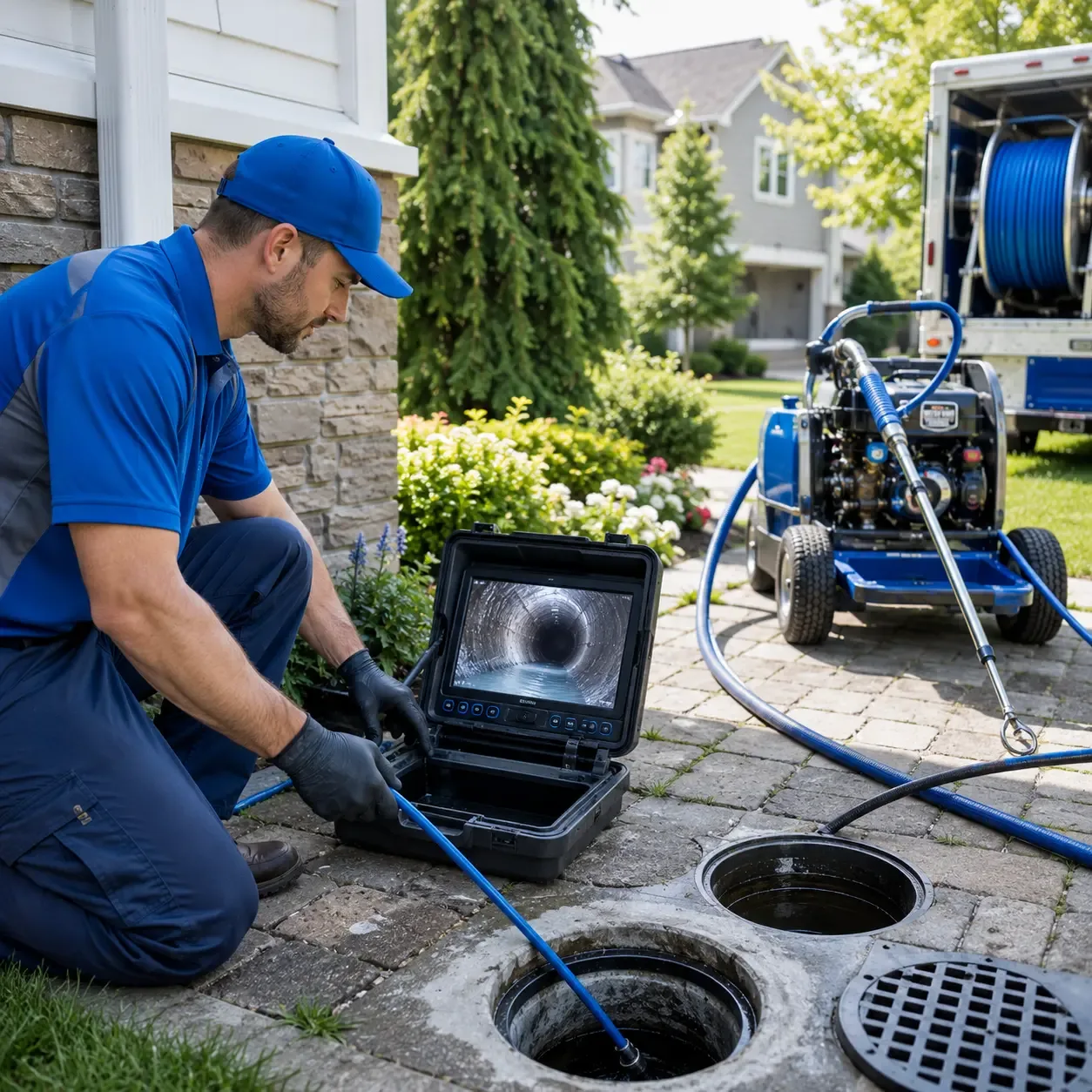 Outdoor drain cleaning professionals serving Roy, WA